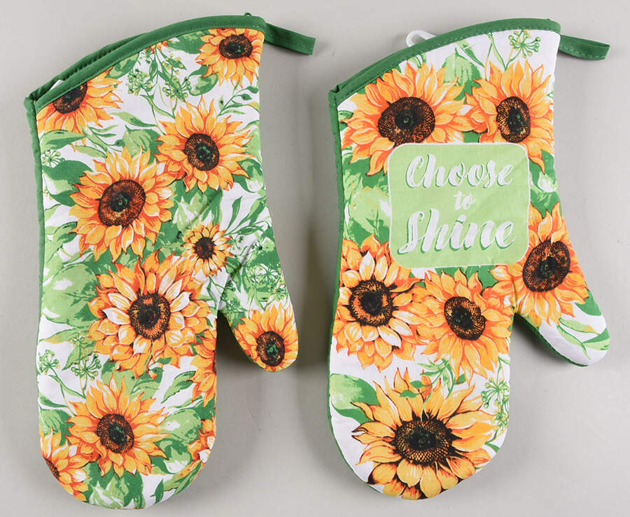 Sunflower Cloth Oven Mitt by Royal Norfolk-1