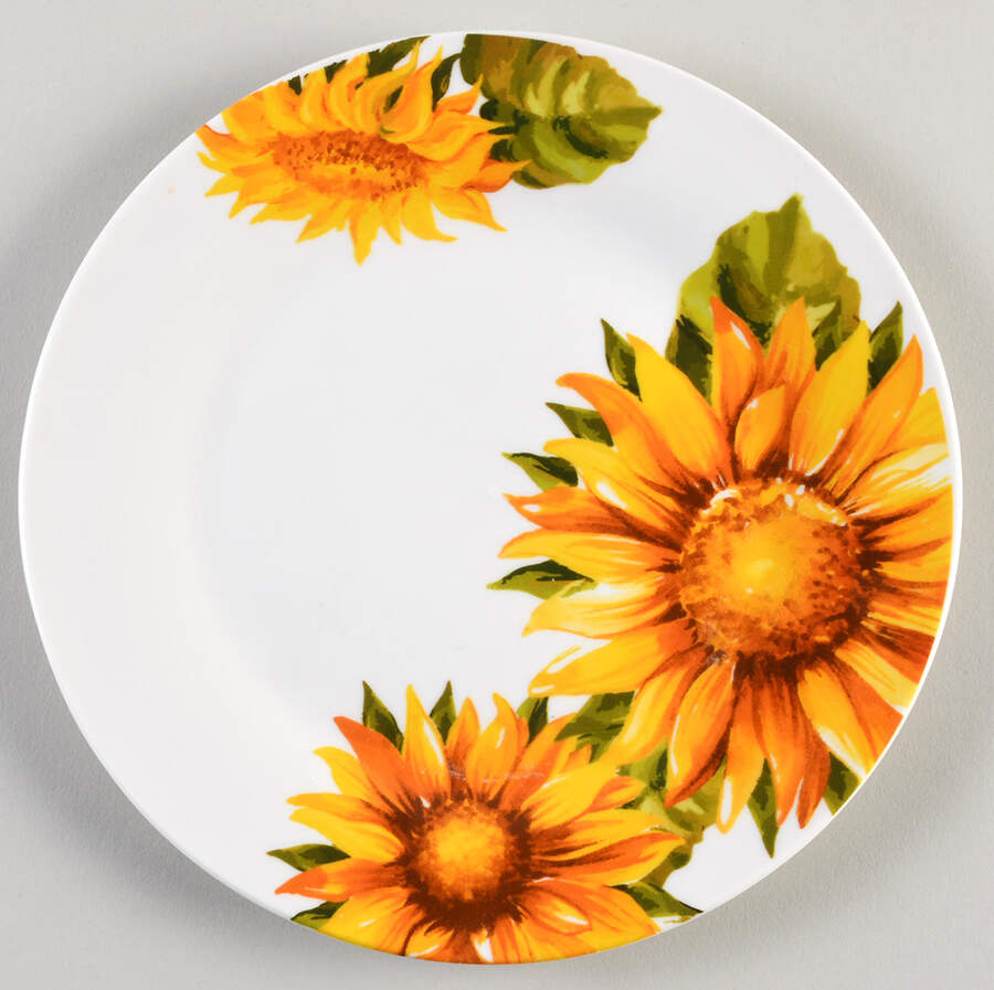 Sunflower Salad Plate by Royal Norfolk-1