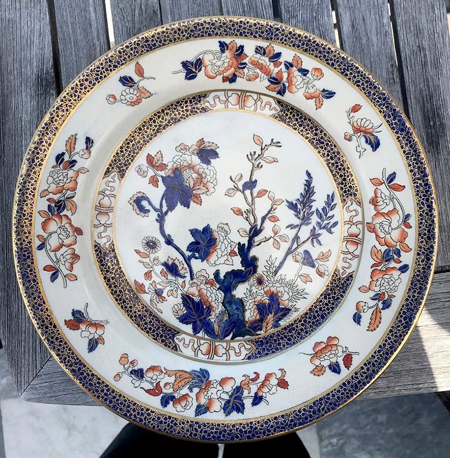 Dresden Dinner Plate by Royal Doulton-1