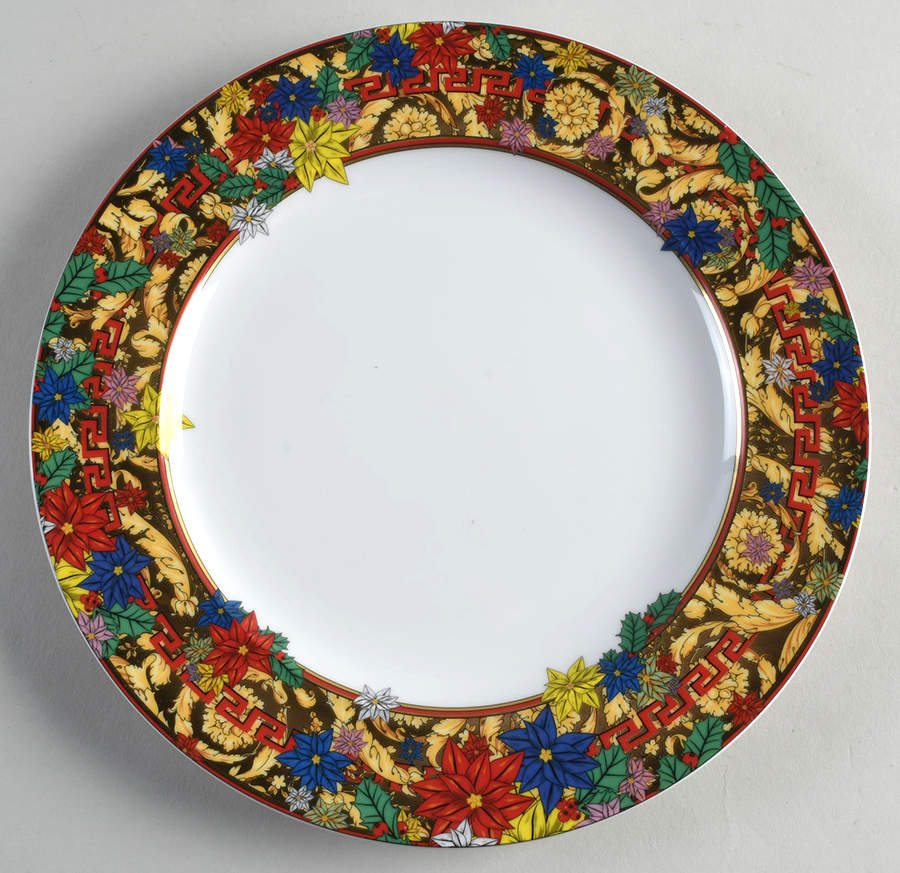 Versace Holiday Alphabet Dinner Plate by Rosenthal - Continental-1