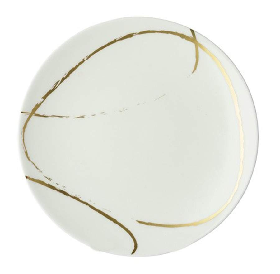 Sketch Chalk Salad/Dessert Plate by Royal Crown Derby-1