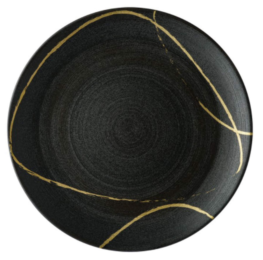 Sketch Charcoal Salad/Dessert Plate by Royal Crown Derby-1