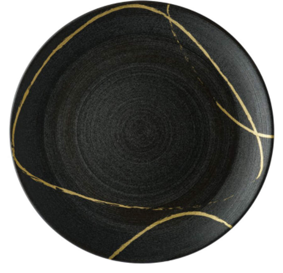 Sketch Charcoal Bread & Butter Plate by Royal Crown Derby-1