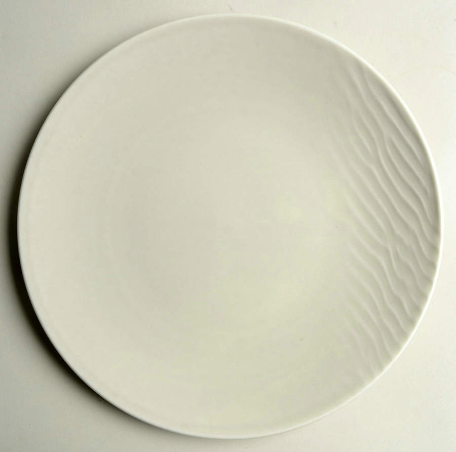 Touch Two Gray Dinner Plate by Royal Doulton-1