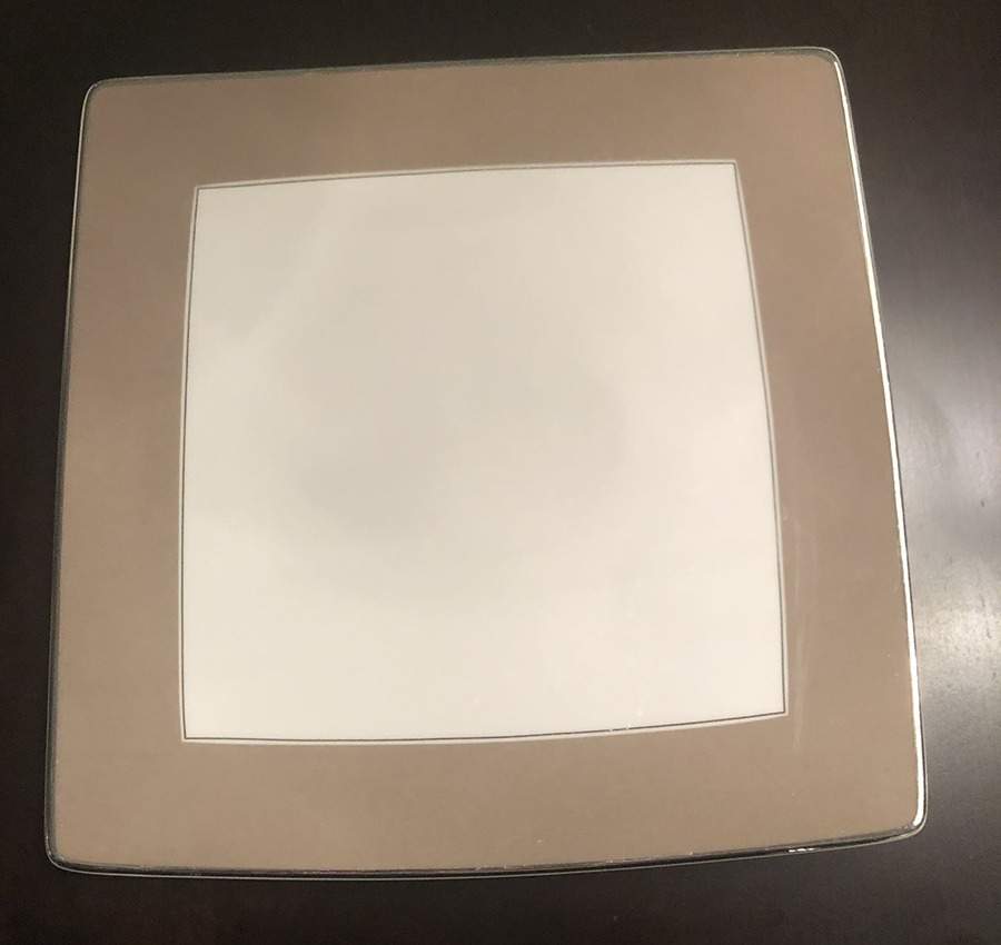 Spin Platinum Pearl Dinner Plate by Royal Fine China-1