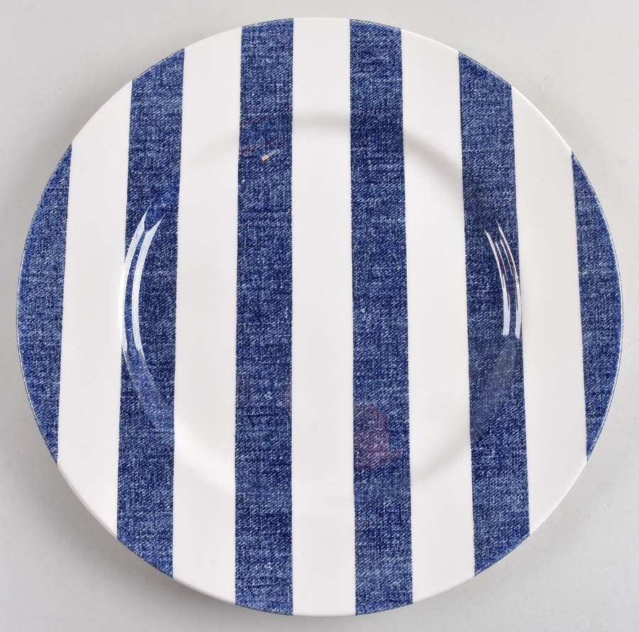 Americana Stripe Dinner Plate by Royal Stafford-1
