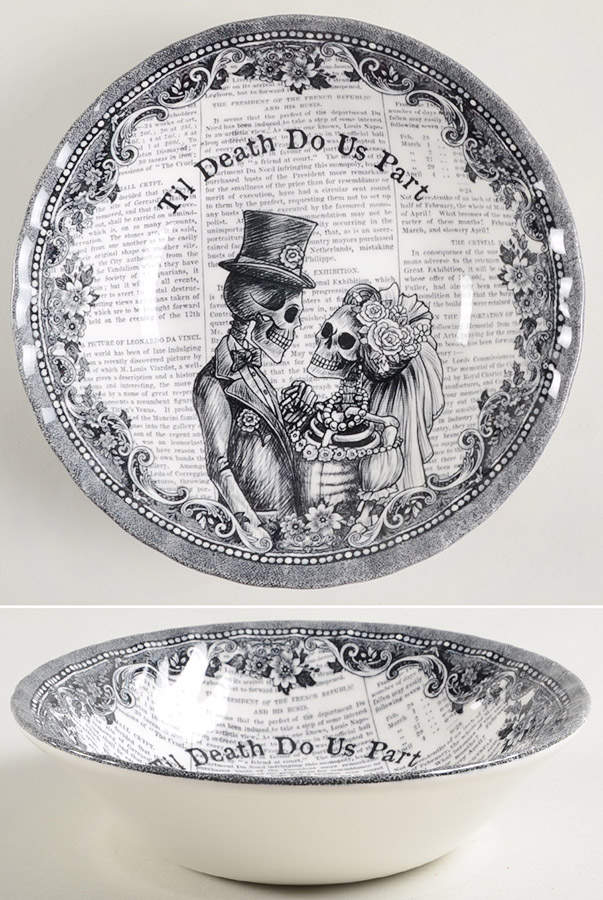 Halloween Til Death Coupe Cereal Bowl by Royal Wessex-1