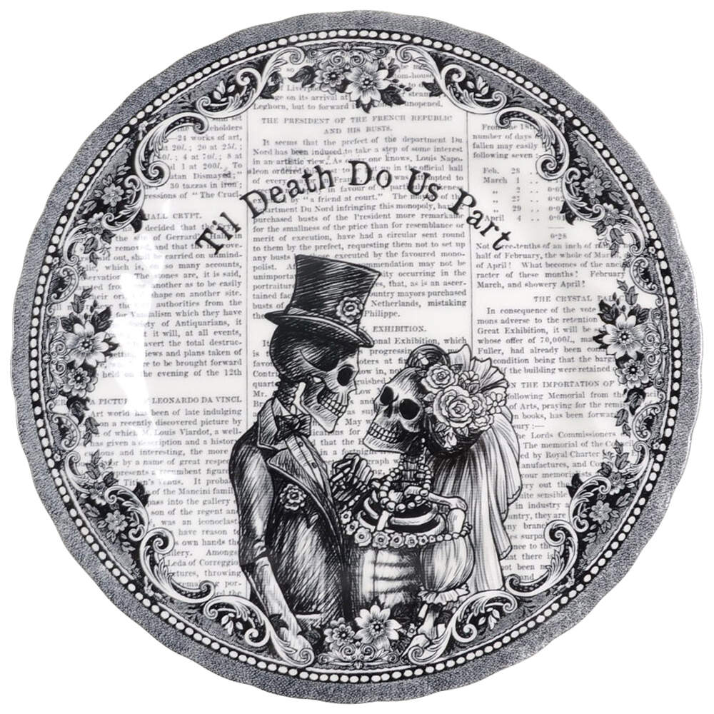 Halloween Til Death Dinner Plate by Royal Wessex-1