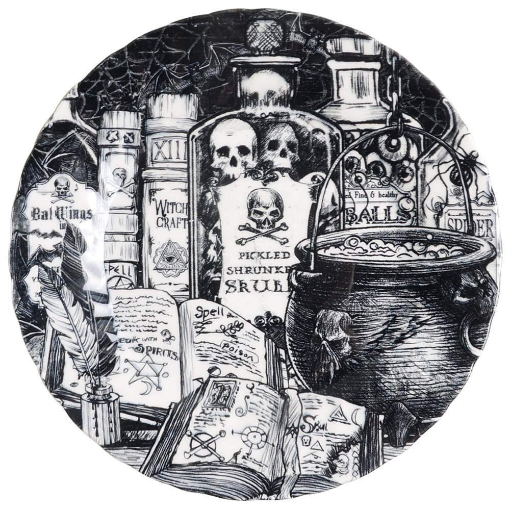 Halloween Potions Dinner Plate by Royal Wessex-1