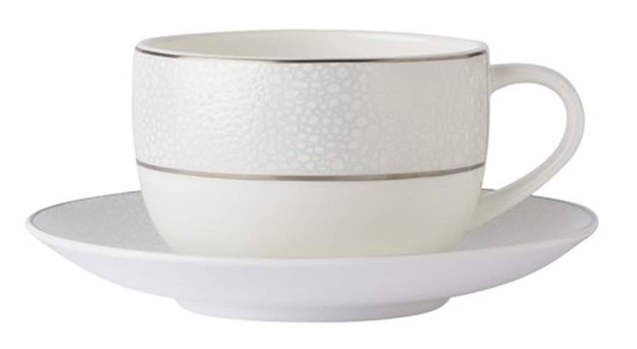 Effervesce Pearl Breakfast Cup & Saucer Set by Royal Crown Derby-1