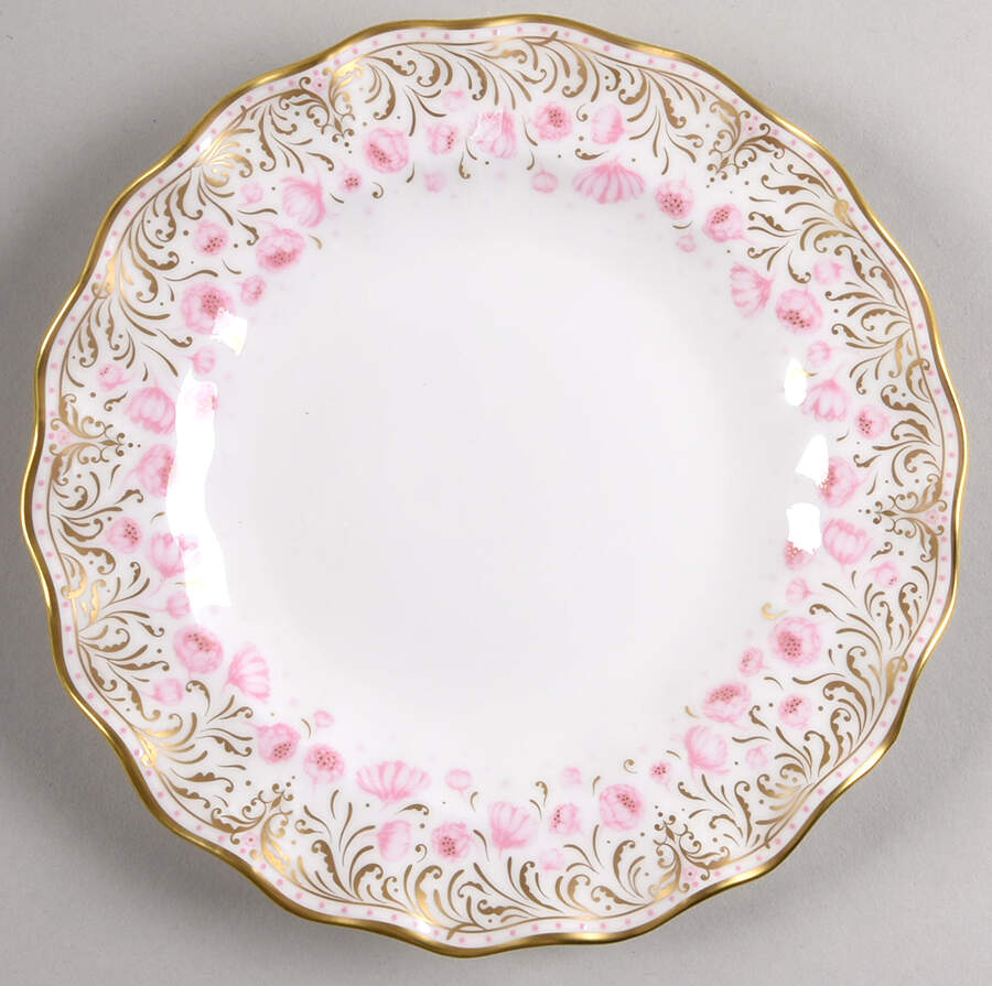 Royal Peony Pink Salad/Dessert Plate by Royal Crown Derby-1