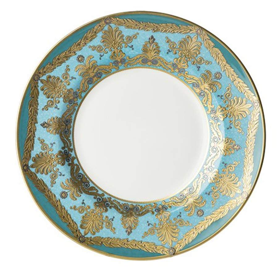 Turquoise Palace Dinner Plate by Royal Crown Derby-1
