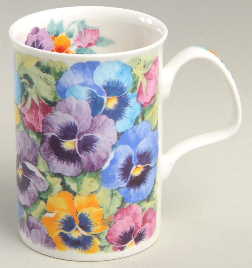 Pansy Mug by Roy Kirkham-1