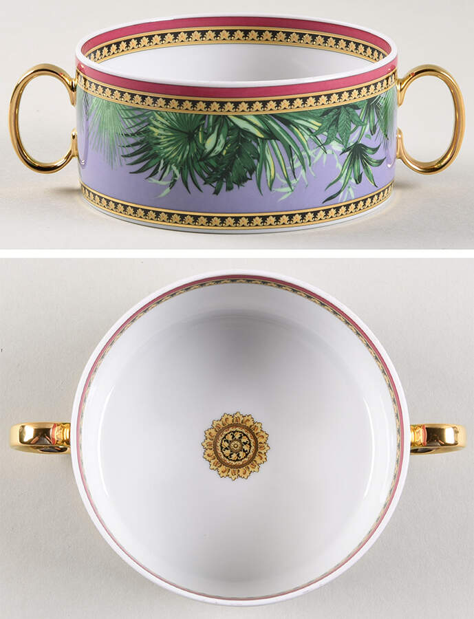 Jungle Animalier Flat Cream Soup Bowl by Rosenthal - Continental-1
