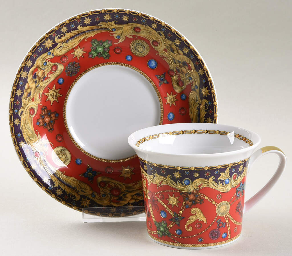 Barocco Holiday Cappuccino Cup & Saucer Set by Rosenthal - Continental-1