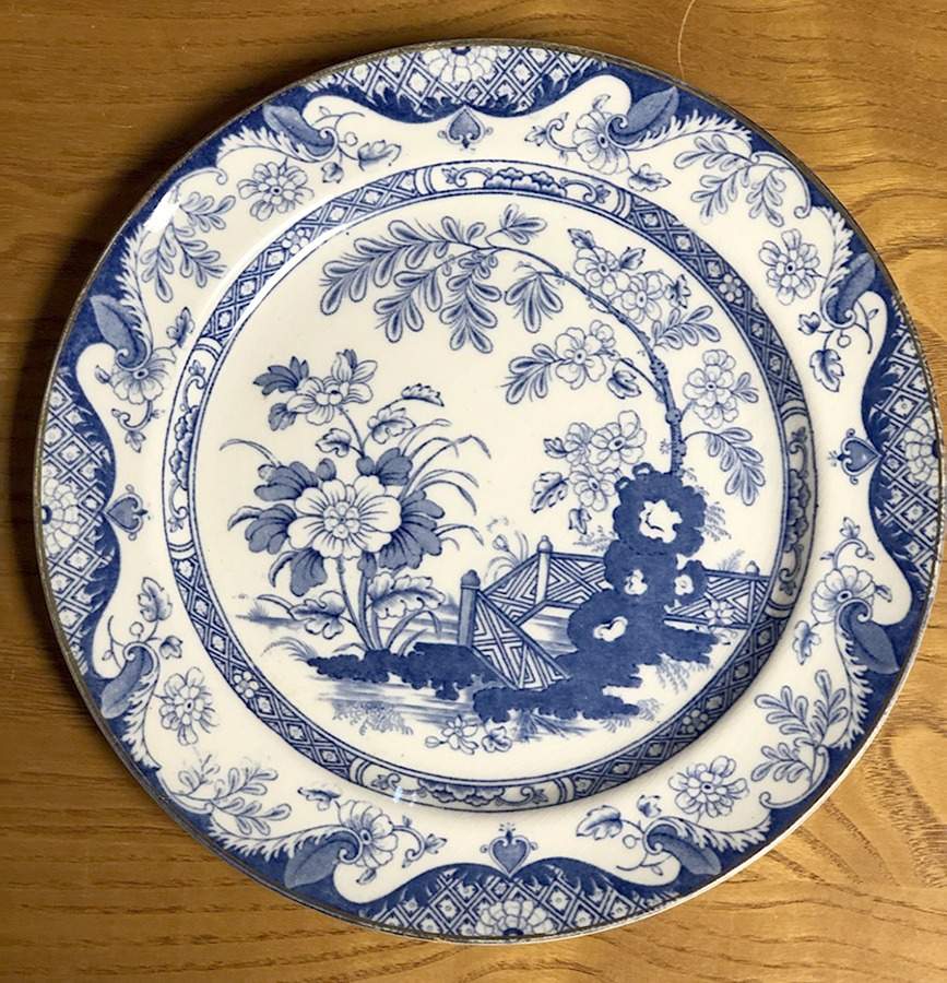 Anglesey Blue Dinner Plate by Ridgway (Ridgways)-1