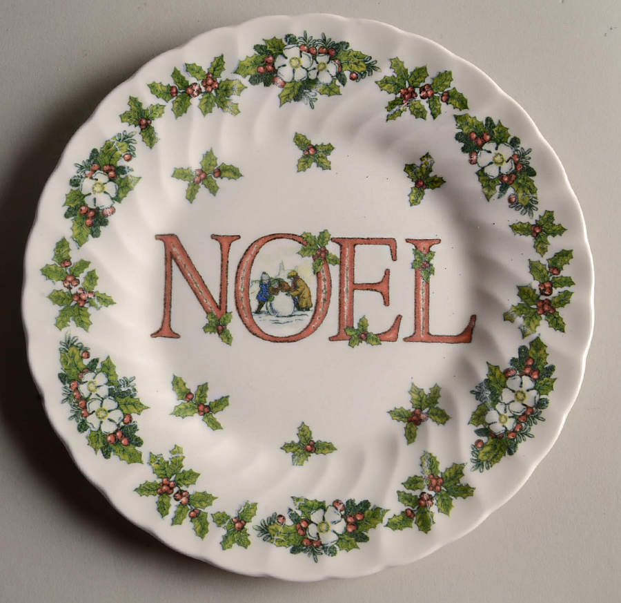 Noel Salad Plate by Royal Wessex-1