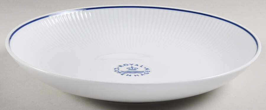Blueline 9" Soup/Pasta Bowl by Royal Copenhagen-1