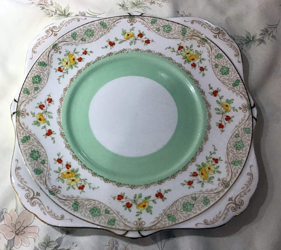 Tewkesbury Square Handled Cake Plate by Royal Grafton-1