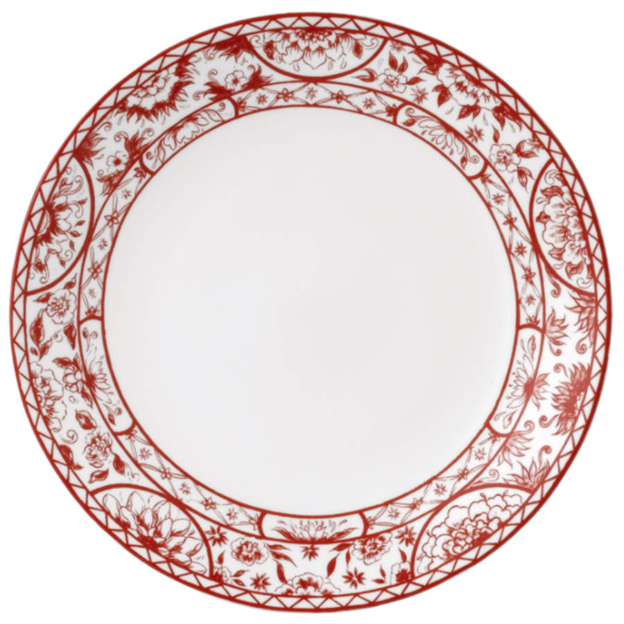 Victoria's Garden Red Dinner Plate by Royal Crown Derby-1