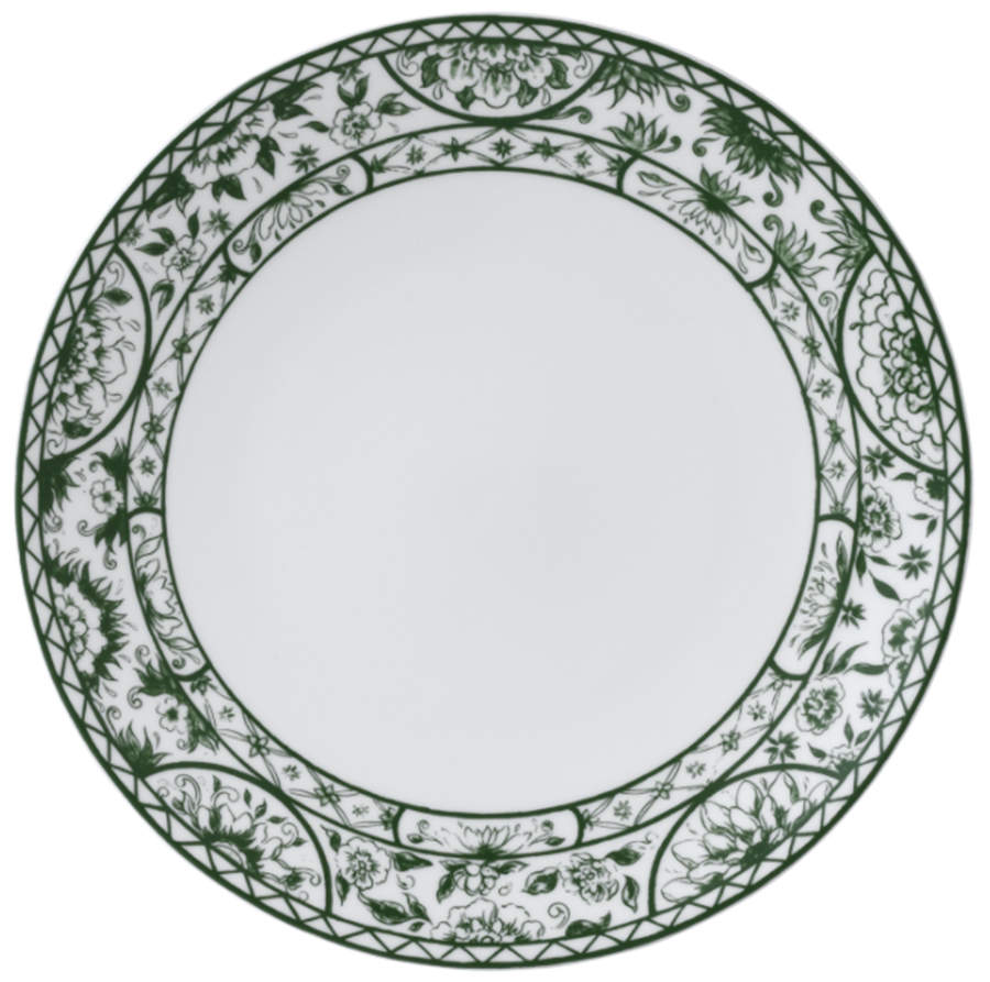 Victoria's Garden Green Dinner Plate by Royal Crown Derby-1