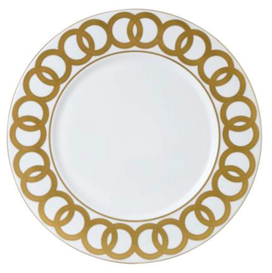 Riviera Dream White Service Plate (Charger) by Royal Crown Derby-1