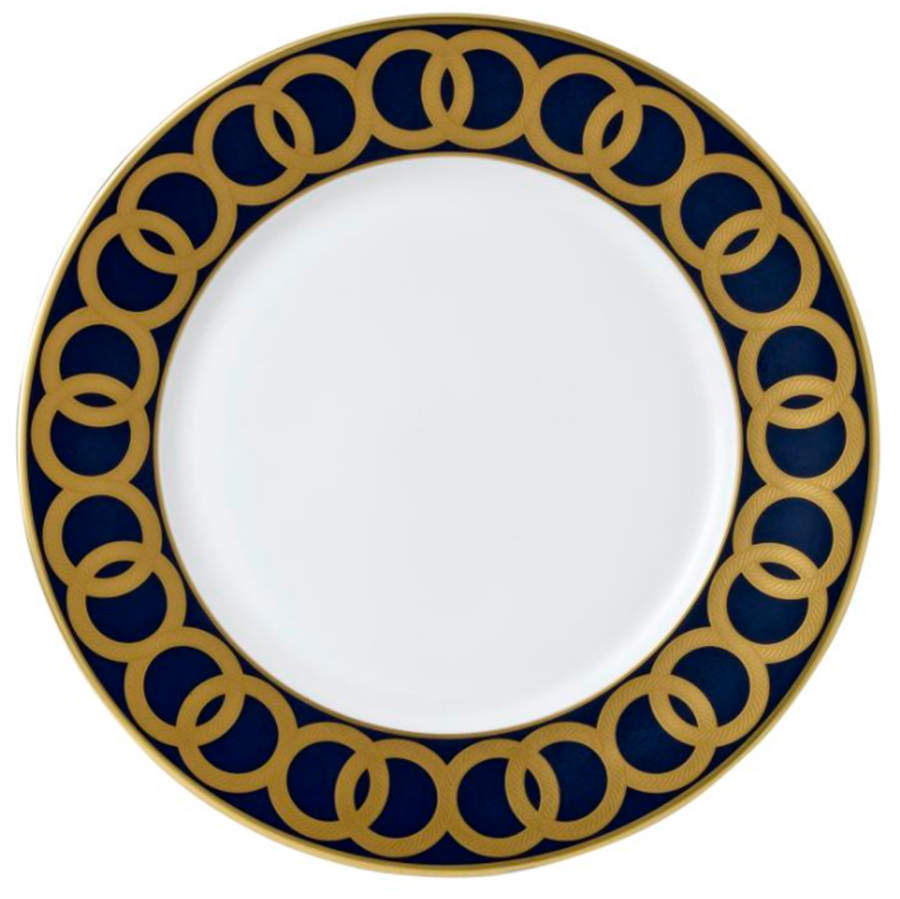 Riviera Dream Navy Blue Dinner Plate by Royal Crown Derby-1