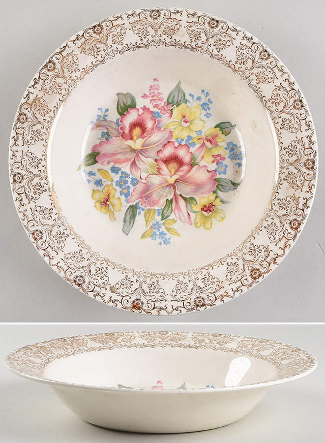 RYL409 9" Round Vegetable Bowl by Royal (USA)-1