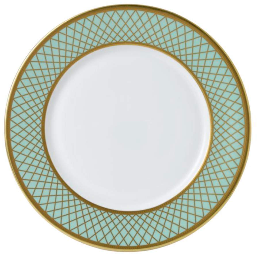 Majestic Mint Green Dinner Plate by Royal Crown Derby-1