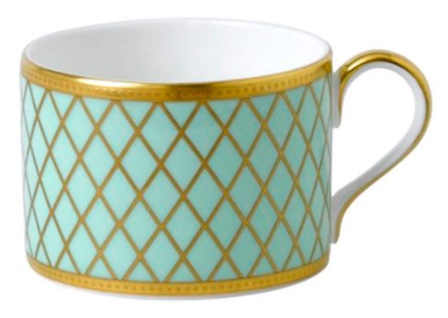 Majestic Mint Green Flat Cup by Royal Crown Derby-1