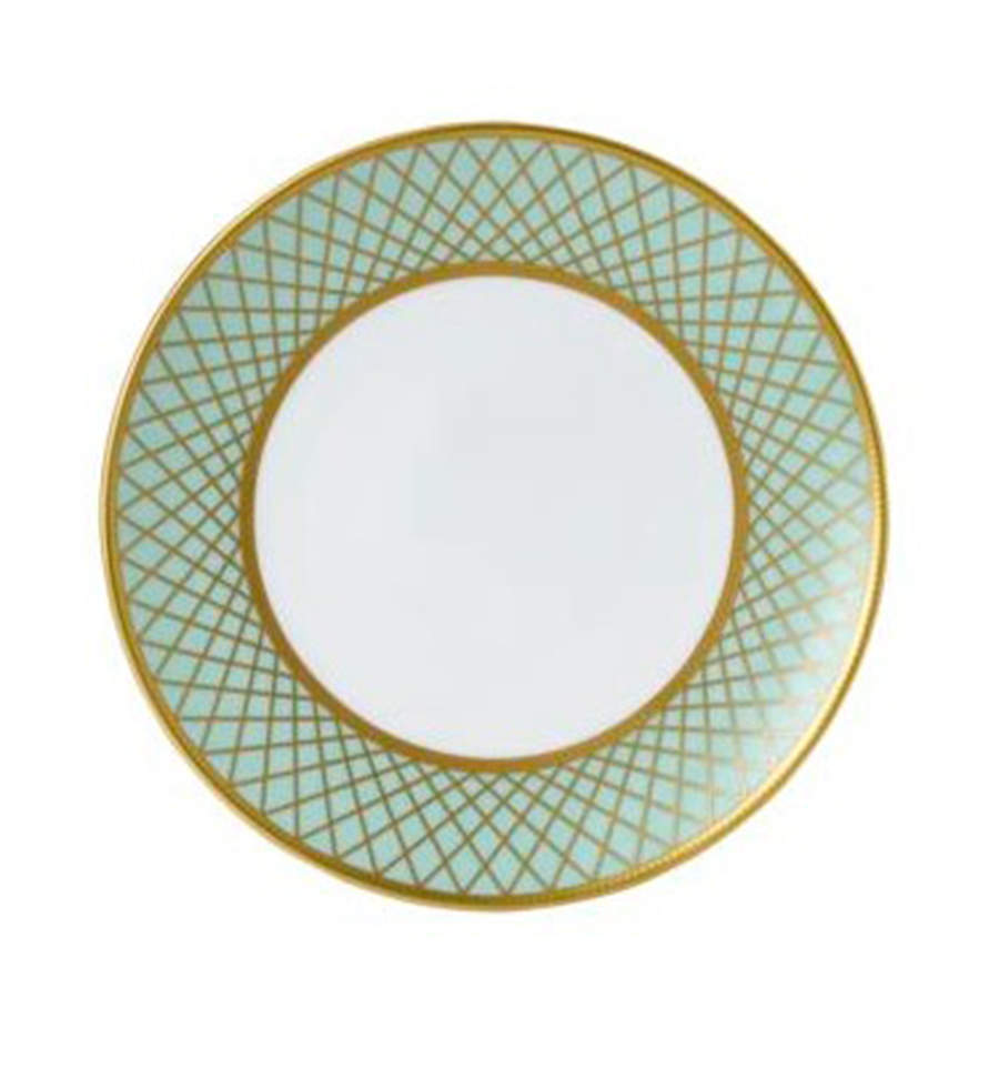 Majestic Mint Green Salad Plate by Royal Crown Derby-1