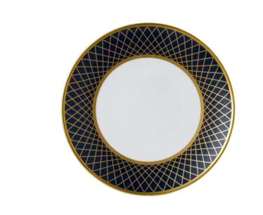 Majestic Navy Blue Salad Plate by Royal Crown Derby-1