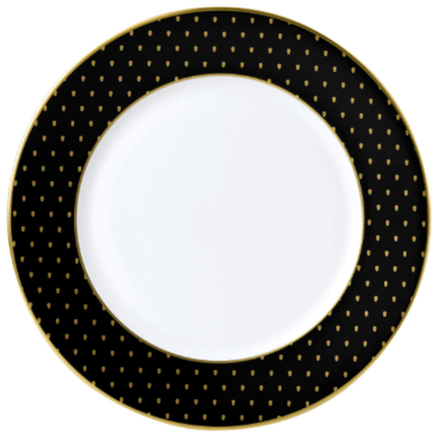 W1 Black Dinner Plate by Royal Crown Derby-1