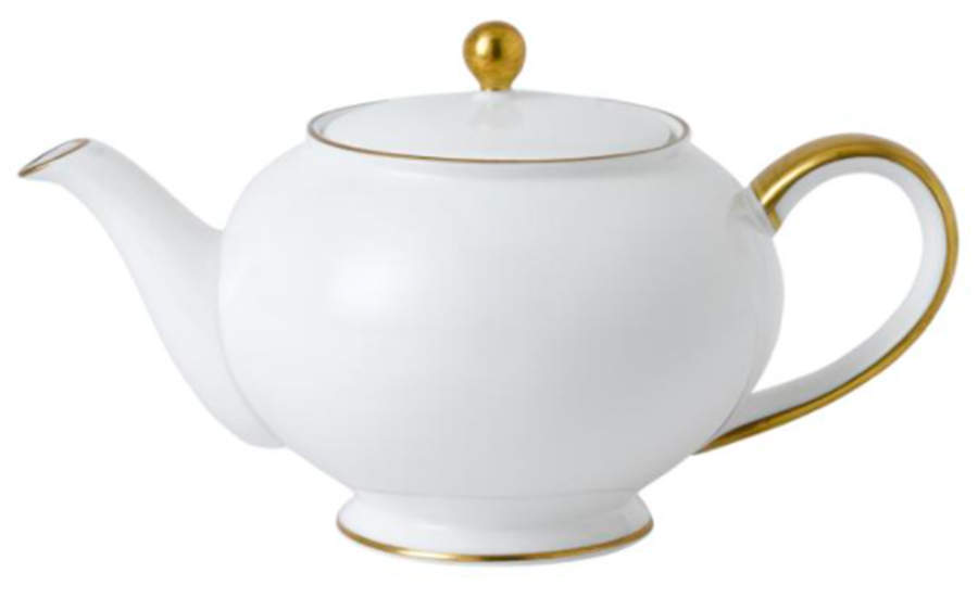 Accentuate Gold Small Teapot & Lid by Royal Crown Derby-1