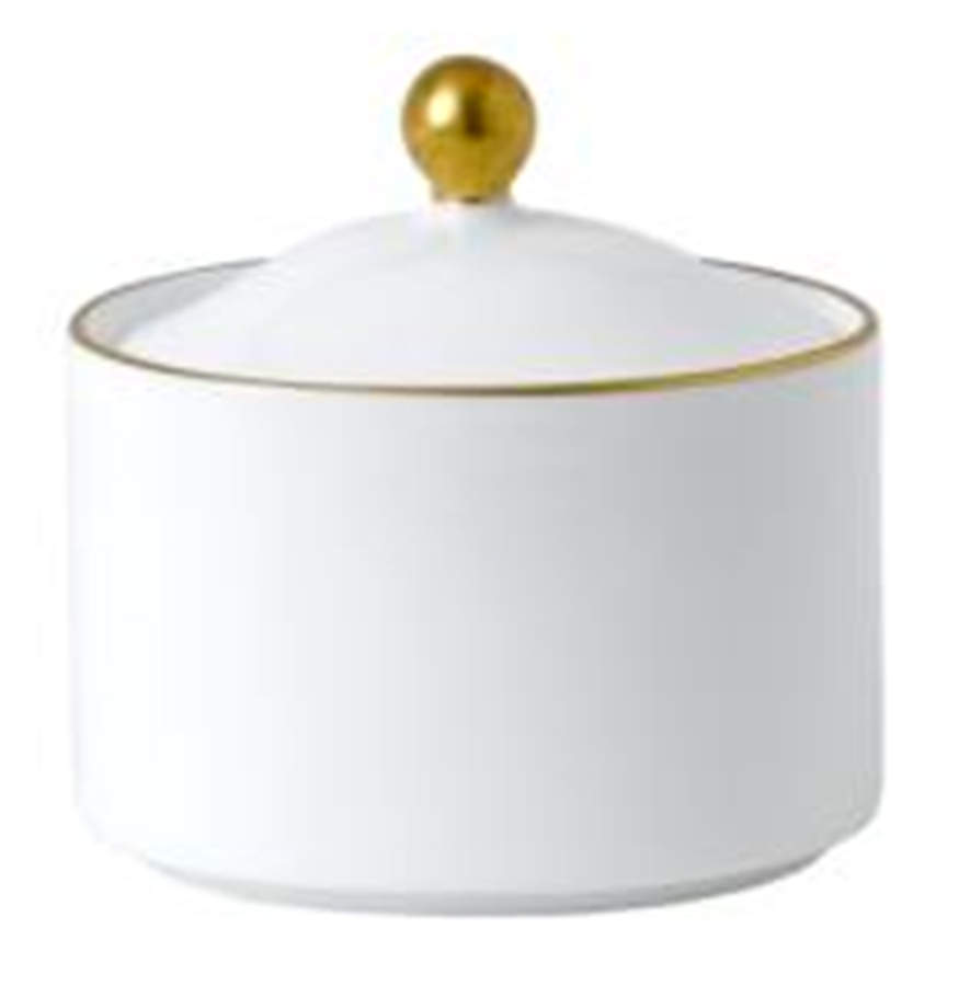 Accentuate Gold Sugar Bowl & Lid by Royal Crown Derby-1