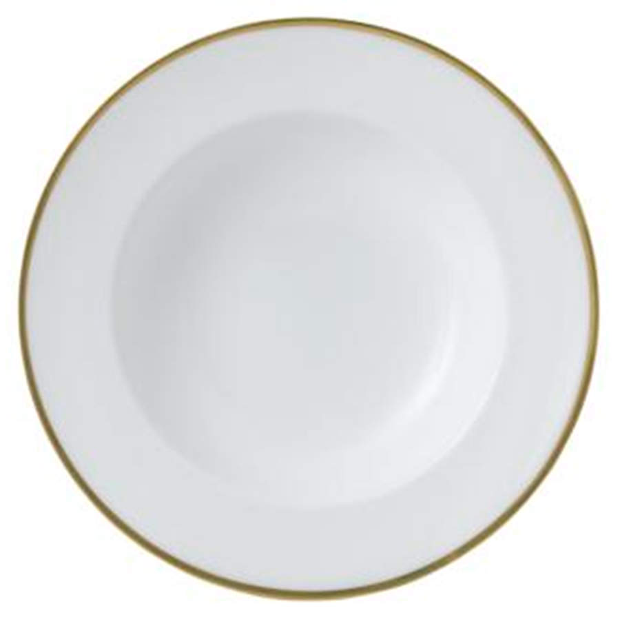 Accentuate Gold Rim Soup Bowl by Royal Crown Derby-1