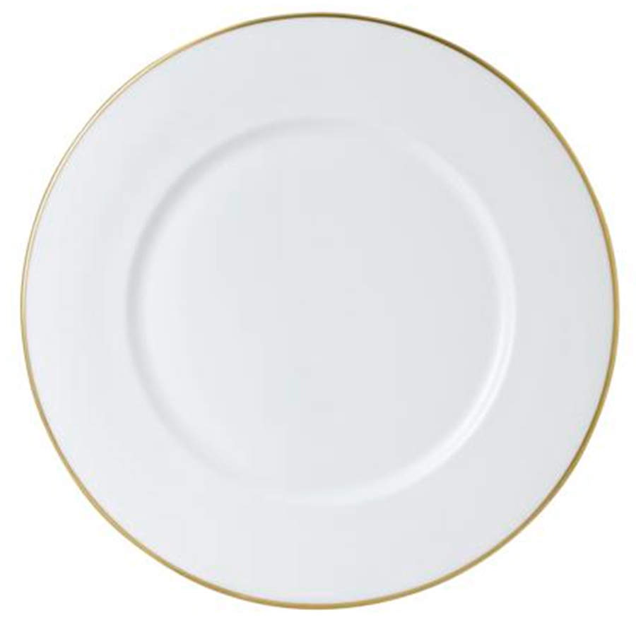 Accentuate Gold Service Plate (Charger) by Royal Crown Derby-1