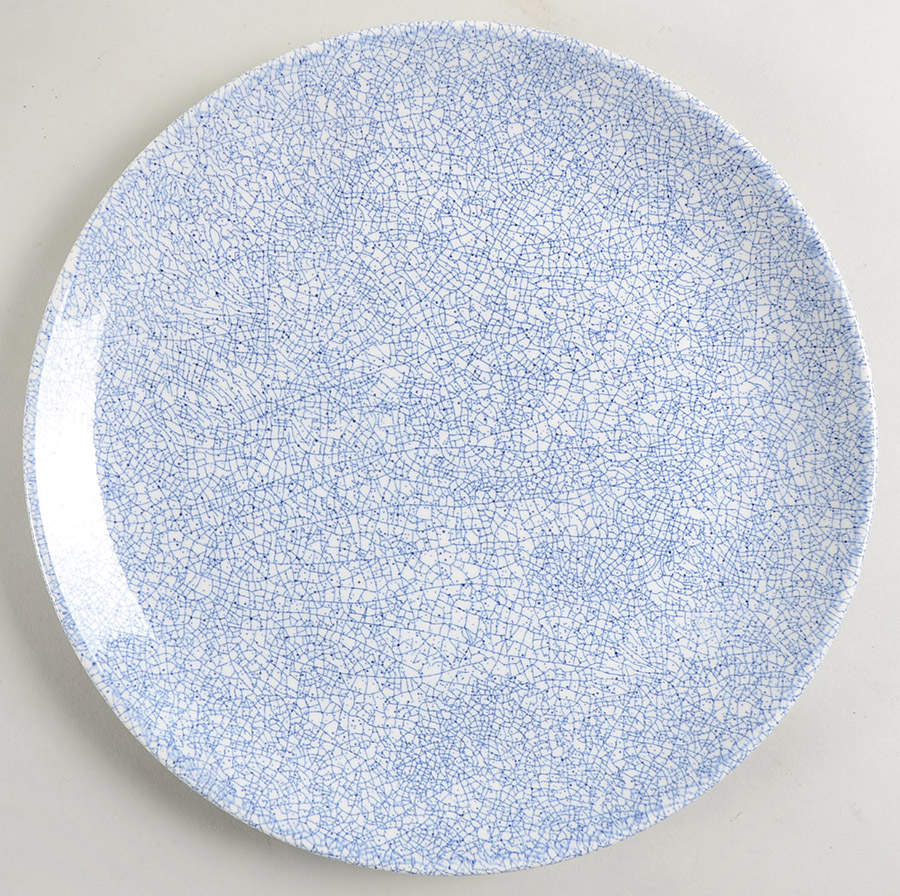 Krakel Blue Dinner Plate by Royal Wessex-1