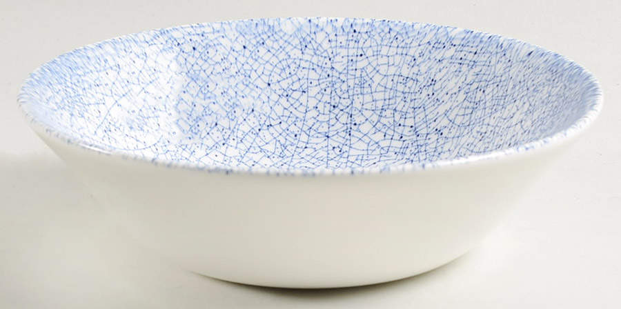 Krakel Blue Coupe Cereal Bowl by Royal Wessex-1