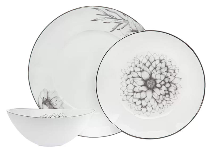 Dahlia Dinner Plate by Ricci (Argentieri)-1