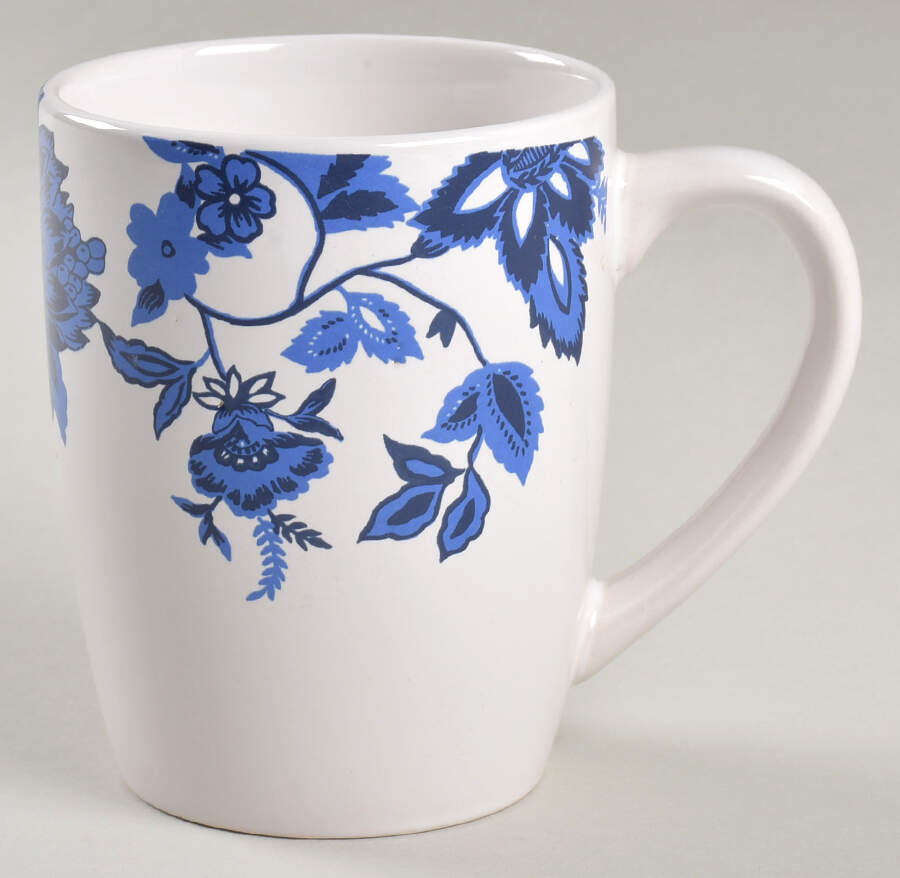 Blue Floral Mug by Royal Norfolk-1