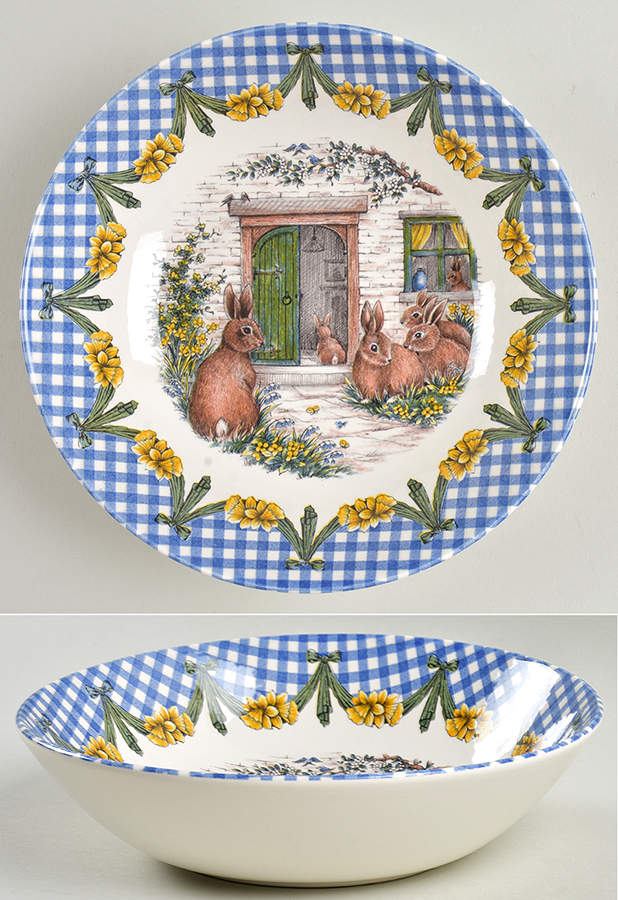Bunny Home Soup/Cereal Bowl by Royal Stafford-1