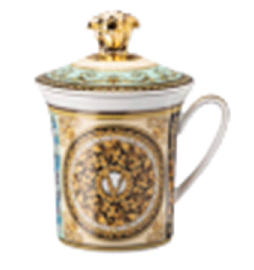 Barocco Mosaic Mug & Lid (30th Anniversary Backstamp) by Rosenthal - Continental-1