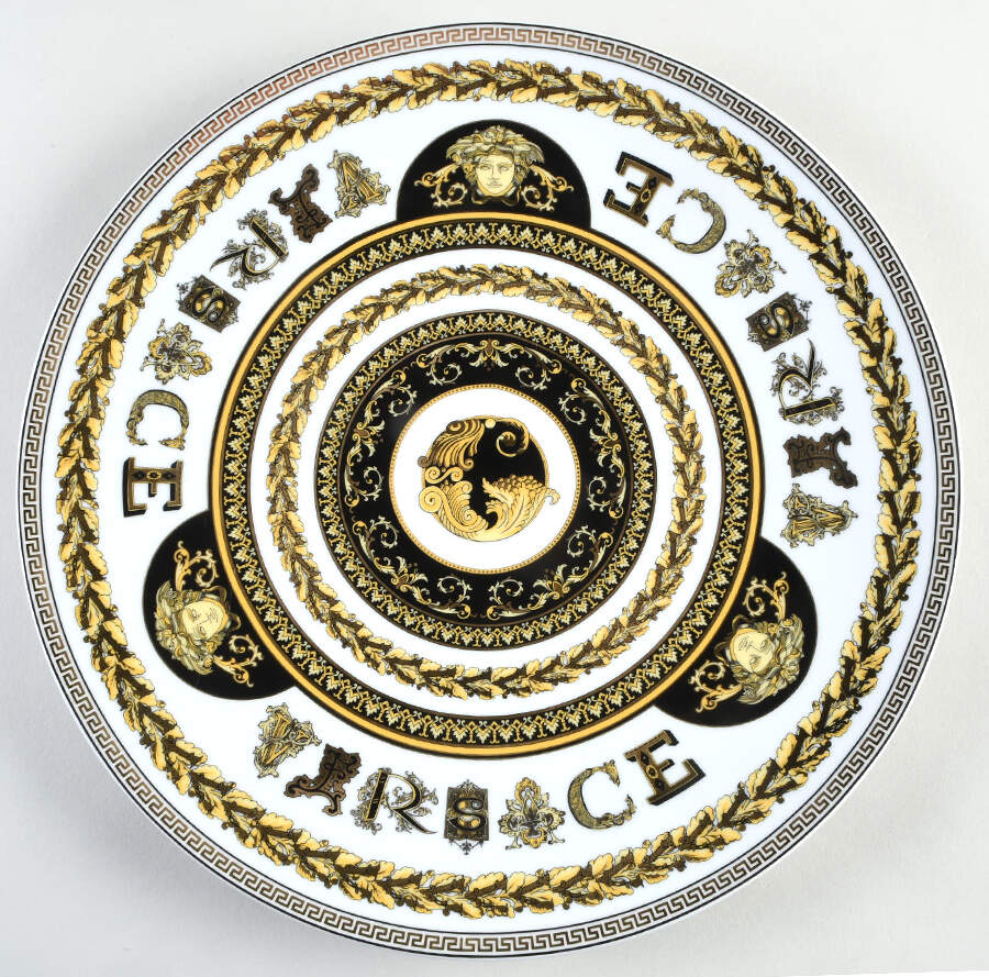 Virtus Alphabet Service Plate (Charger) by Rosenthal - Continental-1