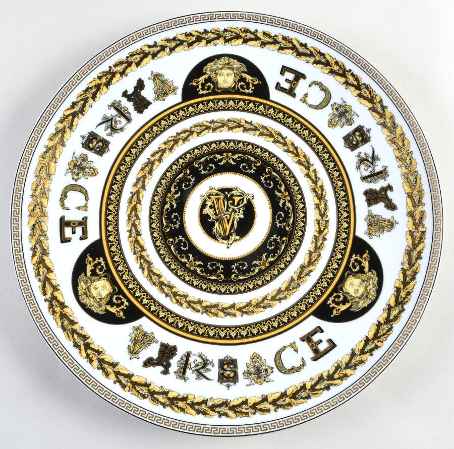 Virtus Alphabet Service Plate (Charger) by Rosenthal - Continental-1