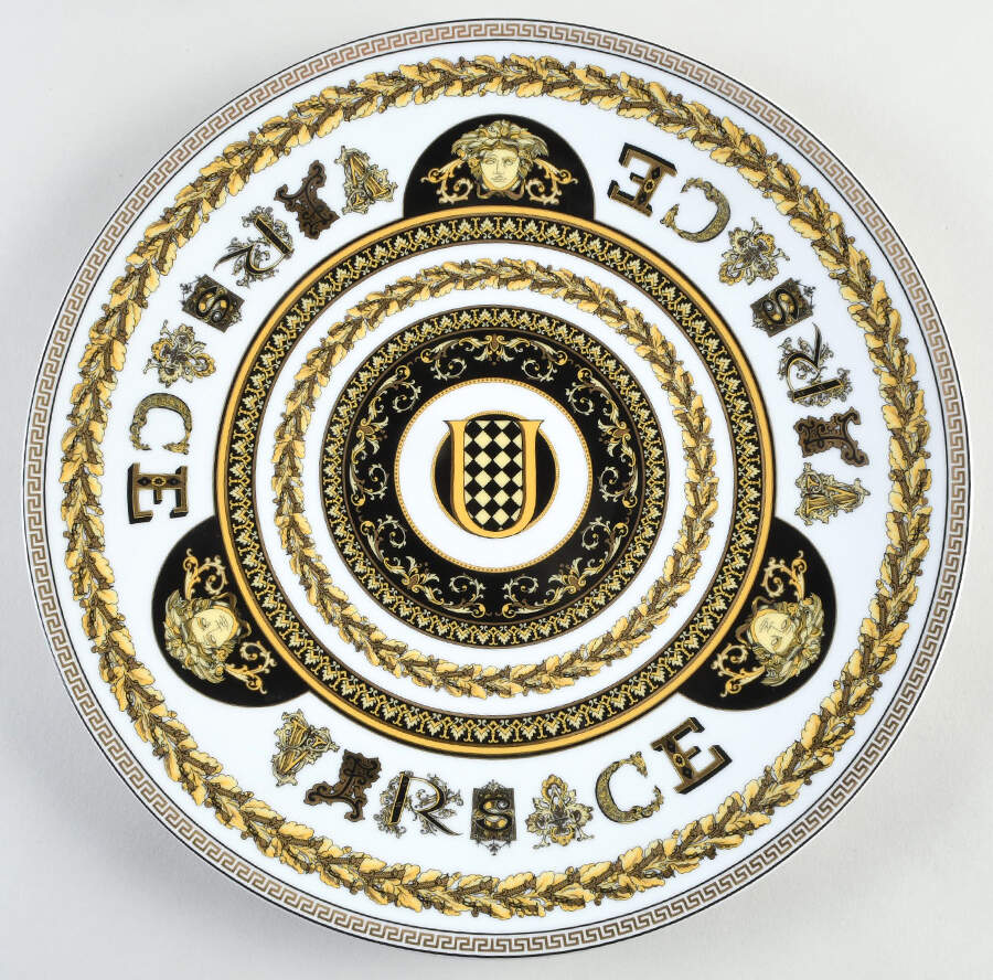 Virtus Alphabet Service Plate (Charger) by Rosenthal - Continental-1
