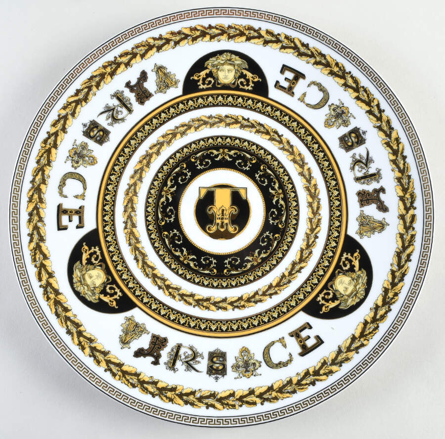 Virtus Alphabet Service Plate (Charger) by Rosenthal - Continental-1