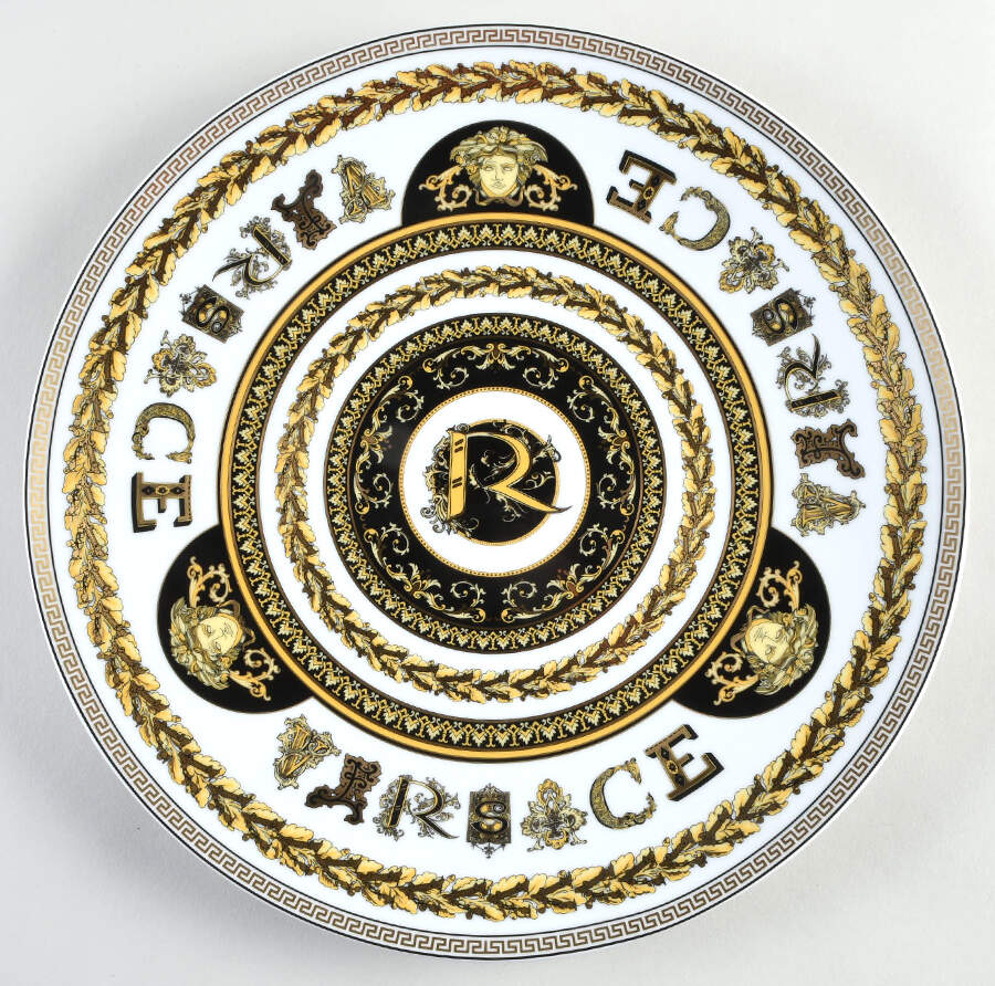 Virtus Alphabet Service Plate (Charger) by Rosenthal - Continental-1