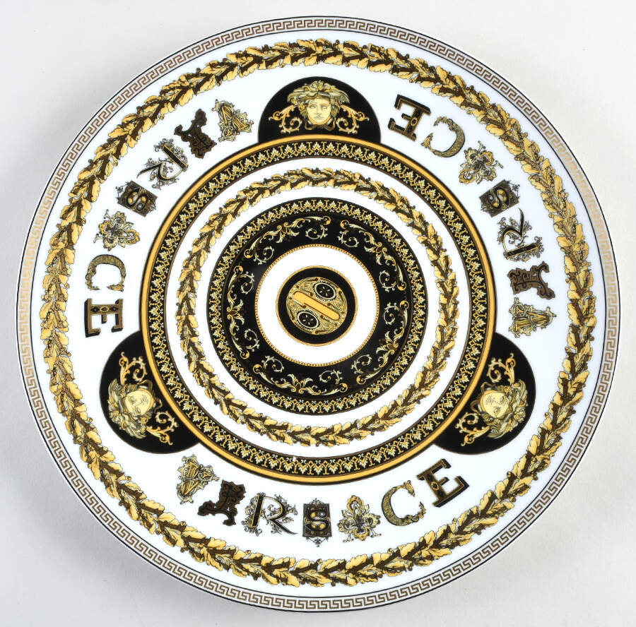Virtus Alphabet Service Plate (Charger) by Rosenthal - Continental-1