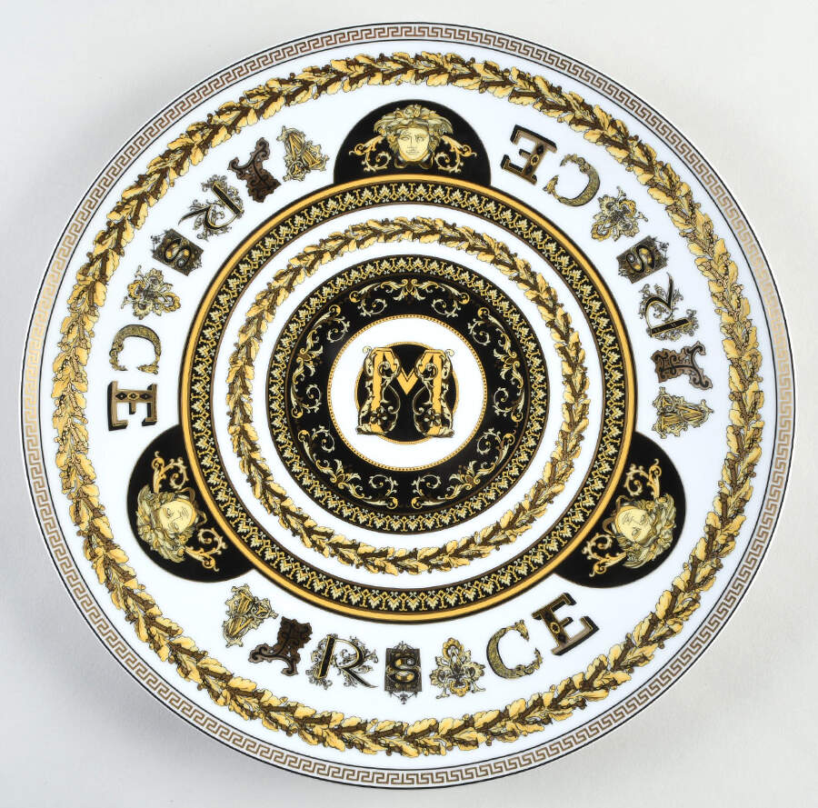 Virtus Alphabet Service Plate (Charger) by Rosenthal - Continental-1